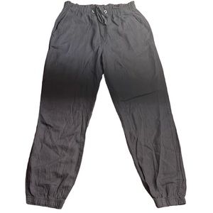 Sanctuary Linen Blend Joggers- Blue- Size Medium